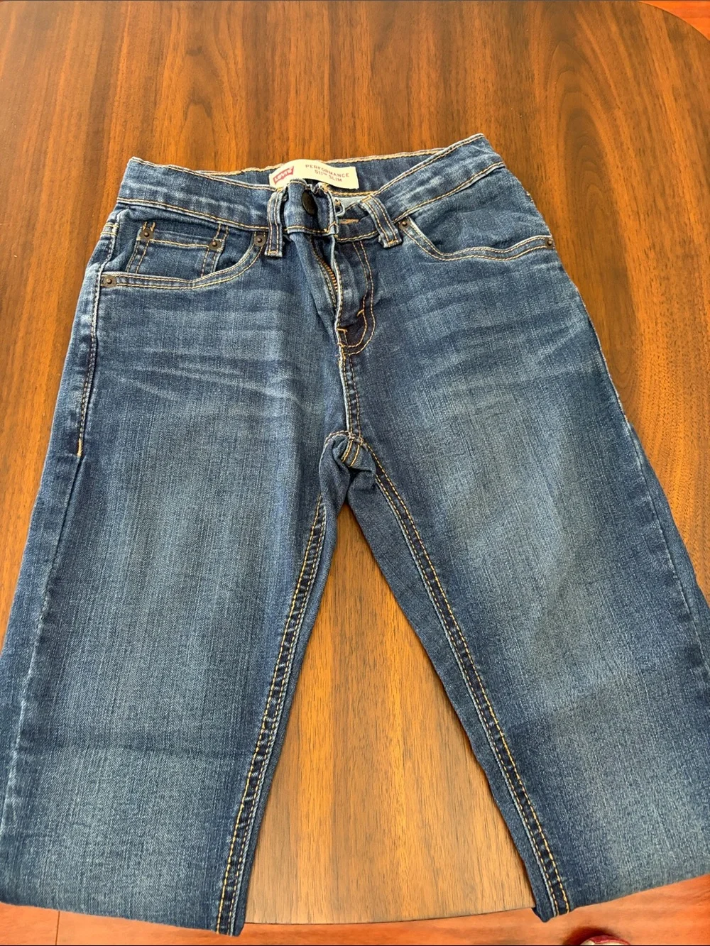 Boys Levi Blue Denim Jeans